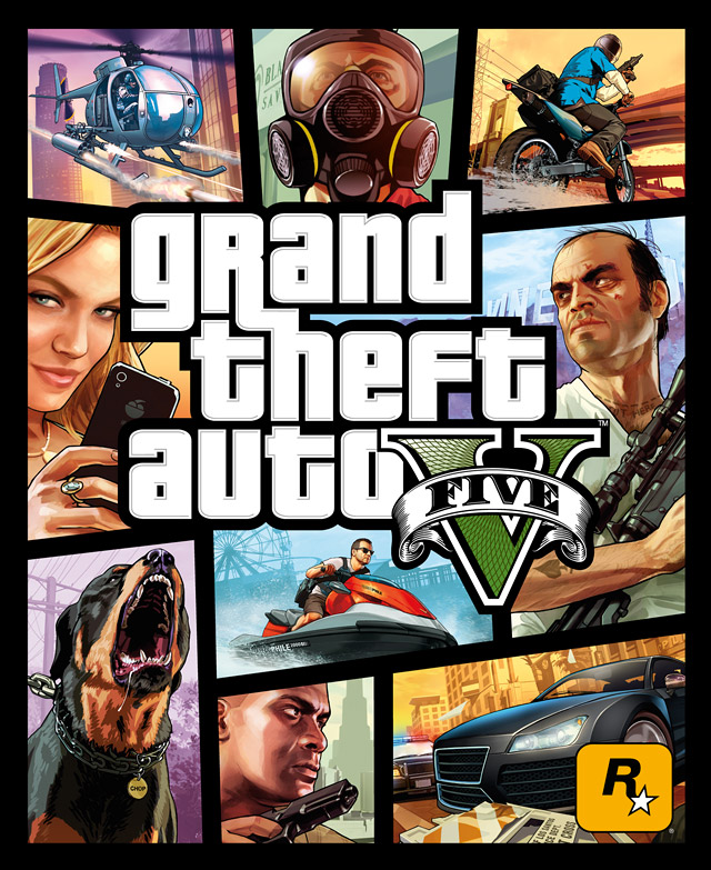 Officielt coverart for GTA V